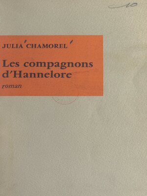 cover image of Les compagnons d'Hannelore